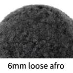 6mm loose afro