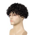 Custom | Men Curly Hair Toupee 20mm Rod Size Curl | High End Hair Look