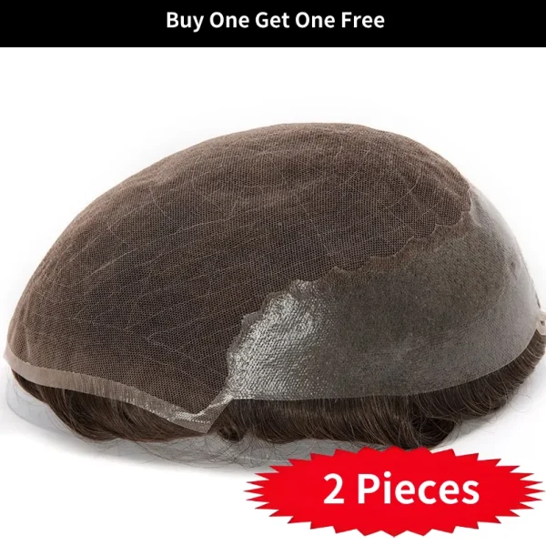 FFP | French Lace with Thin Skin Hairpieces for Thinning Hair