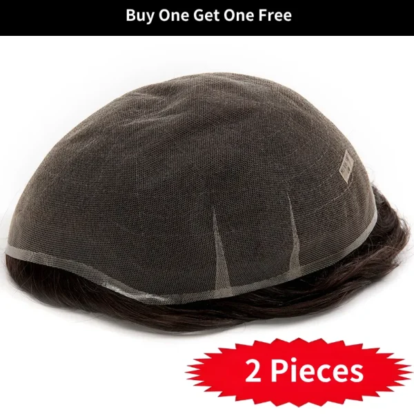 FSLE | Full Swiss Lace Hairpieces for Men