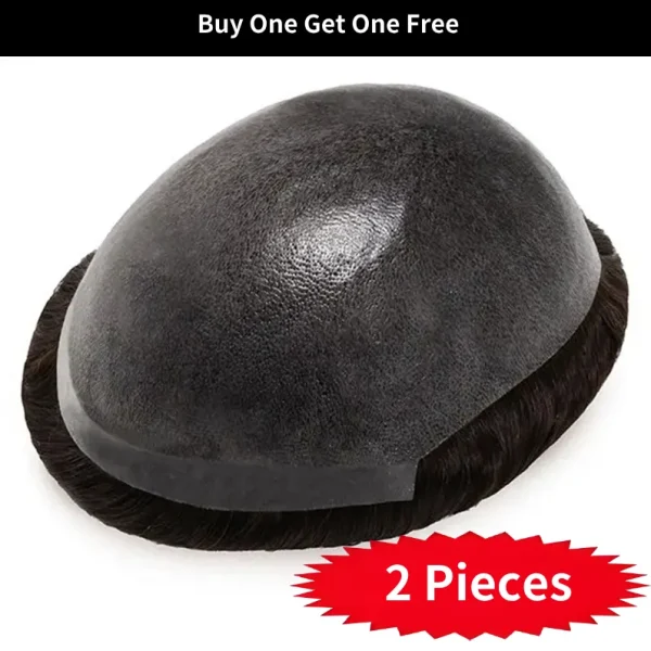 STSI | Full Skin Flat Injected Toupees for Men